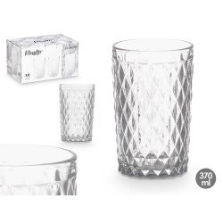 BICCHIERE DIAMANTE TRASPARENTE 370ML