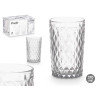 BICCHIERE DIAMANTE TRASPARENTE 370ML