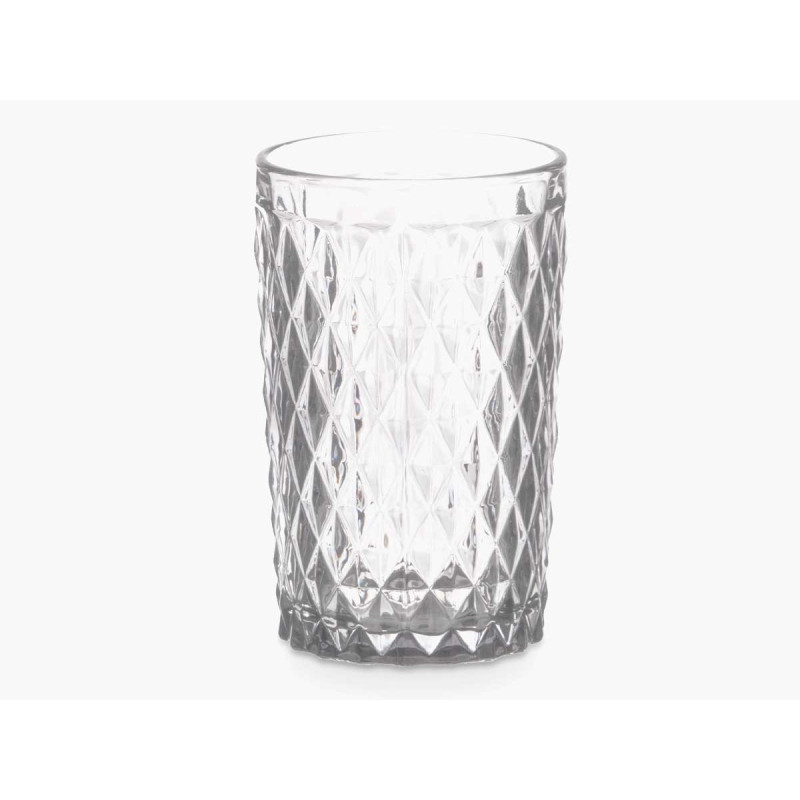 BICCHIERE DIAMANTE TRASPARENTE 370ML