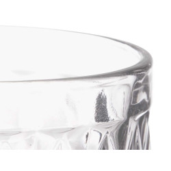 BICCHIERE DIAMANTE TRASPARENTE 370ML