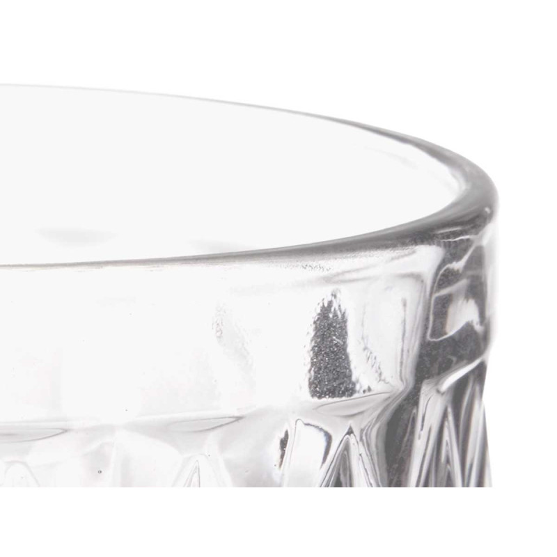 BICCHIERE DIAMANTE TRASPARENTE 370ML