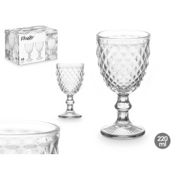 CALICE DIAMANTE TRASPARENTE 220ML