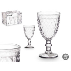 CALICE DIAMANTE TRASPARENTE 330ML