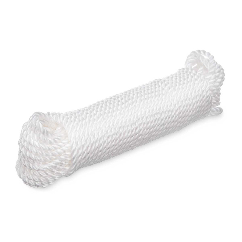 CUERDA TENDER PLASTICO BLANCO 20 METROS