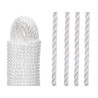 CORDE À LINGE EN PLASTIQUE BLANC DE 20 MÈTRES 