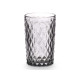 BICCHIERE DIAMANTE GRIGIO 370 ML