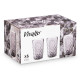 BICCHIERE DIAMANTE GRIGIO 370 ML