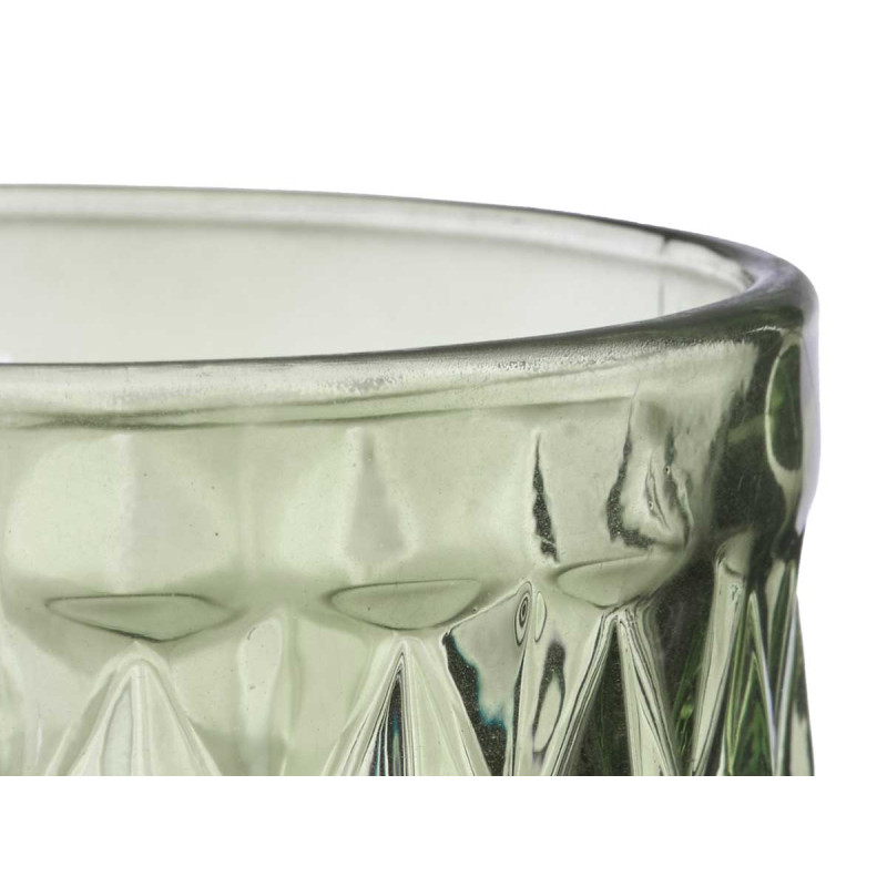 VERRE DIAMANT VERT 370 ML