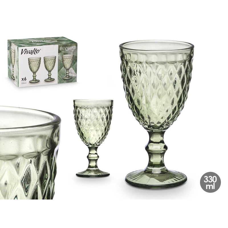 COPA DIAMANTE VERDE 330 ML