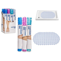 TAPETE WC BORRACHA TRANSPARENTE 35X66
