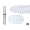 TRANSPARENT ANTI-SLIP BATHROOM MAT 66X37CM