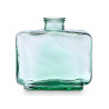 VASE EN VERRE RECYCLÉ RECTANGULAIRE 28 X 26 CM