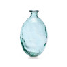 VASE EN VERRE RECYCLÉ RAYÉ 26 D X 40 CM 12 L