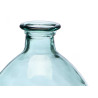 VASE EN VERRE RECYCLÉ RAYÉ 26 D X 40 CM 12 L