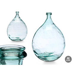 VASE EN VERRE RECYCLÉ LARME 29 D X 43 CM 14 L