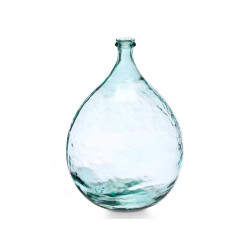 RECYCLED GLASS TEARDROP VASE 44 CM 14 L
