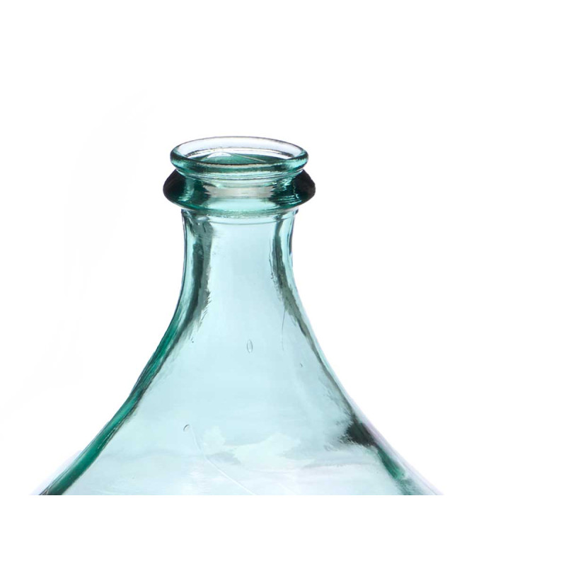 VASE EN VERRE RECYCLÉ LARME 29 D X 43 CM 14 L