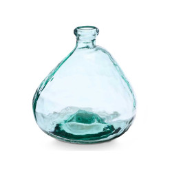 IRREGULAR RECYCLED GLASS VASE 33 CM