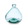 IRREGULAR RECYCLED GLASS VASE 33 CM