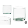 VASO VETRO RICICLATO CILINDRO 13 D X 13 CM