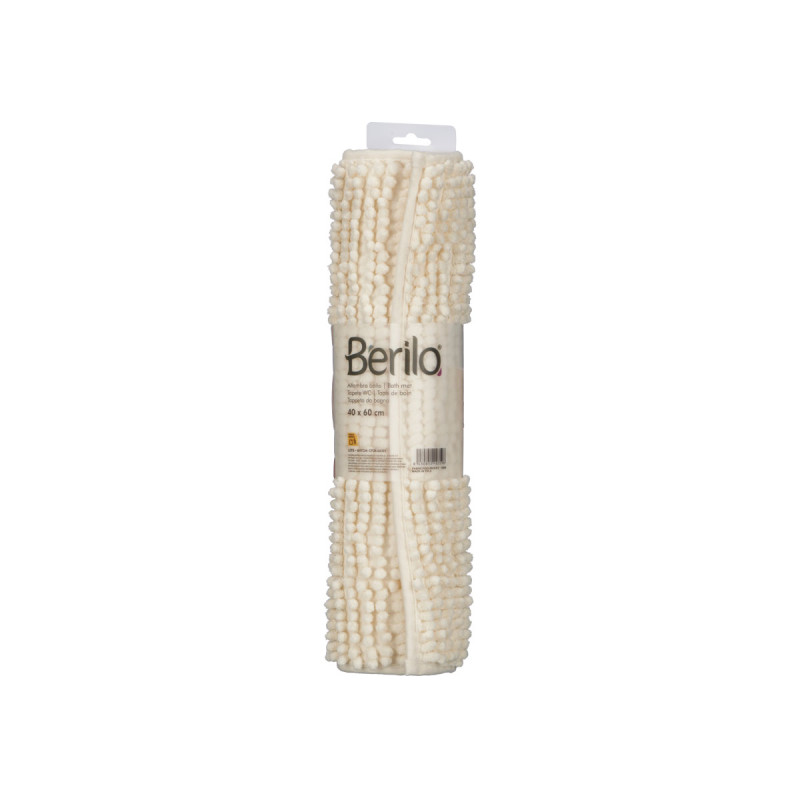 TAPPETO BAGNO BIANCO 40X60CM