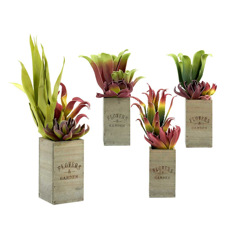 POT DE FLEURS CARRE HAUT BOIS SET 4