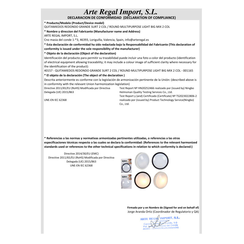 ROUND MULTIPURPOSE LIGHT BIG MIX 2 COL