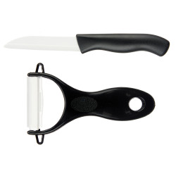 SET PELAPATATE E COLTELLO PLASTICA NERO