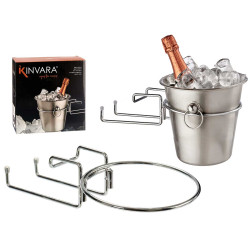 SOPORTE CUBITERA ACERO DIAM 18 CM