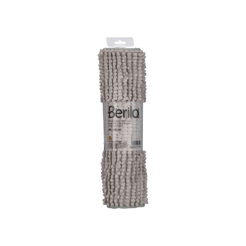 TAPPETO BAGNO GRIGIO 40X60CM