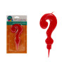BOUGIE ANNIVERSAIRE ? ROUGE GRANDE