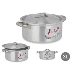 CASSERUOLA 20 CM 3L ALLUMINIO