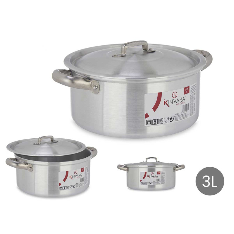CASSERUOLA 20 CM 3L ALLUMINIO