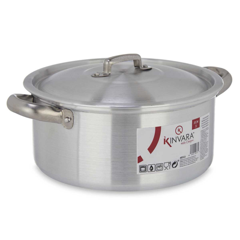CASSERUOLA 20 CM 3L ALLUMINIO