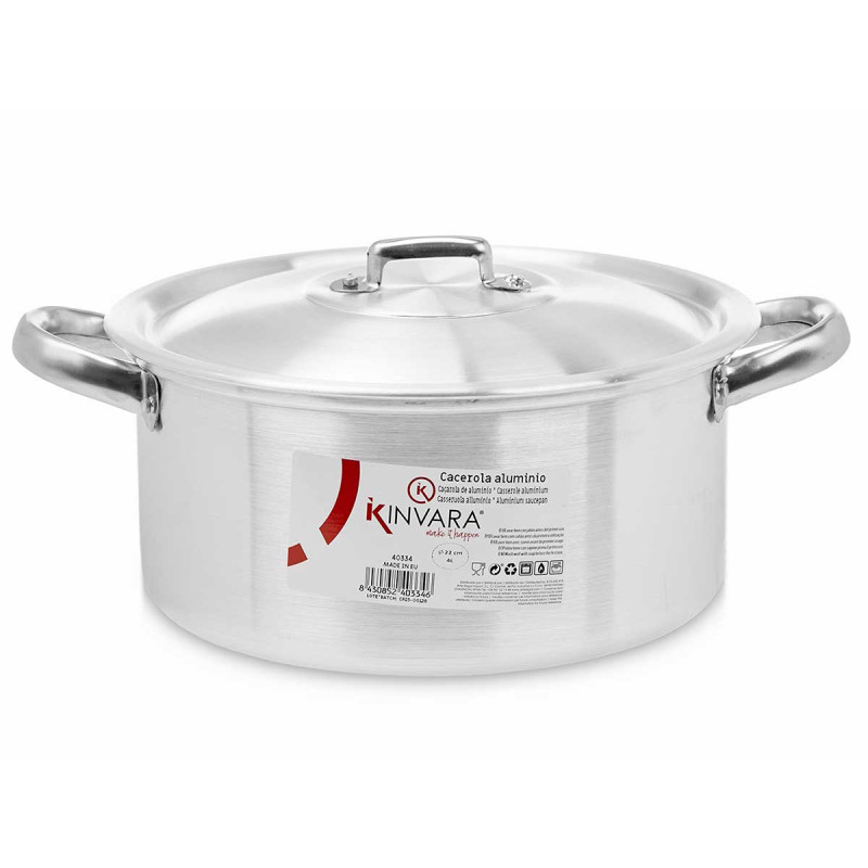 ALUMINIUM SAUCEPAN 22 CM 4 L