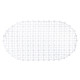 TAPIS DE DOUCHE ANTIDÉRAPANT BLANC 34X63 CM