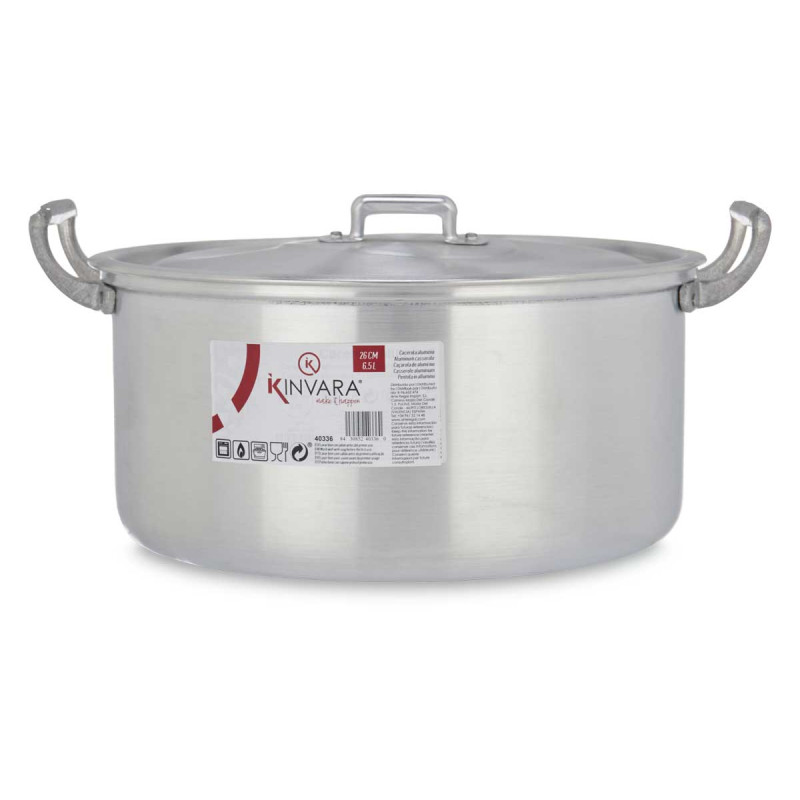 CASSERUOLA 26 CM 6.5 L ALLUMINIO