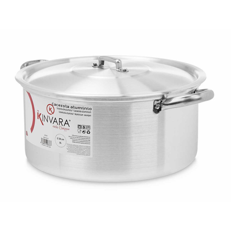 CASSERUOLA 28 CM 8L ALLUMINIO