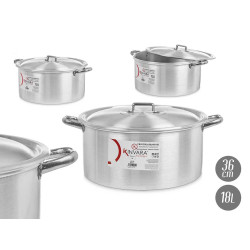 CASSERUOLA 36 CM 18L ALLUMINIO