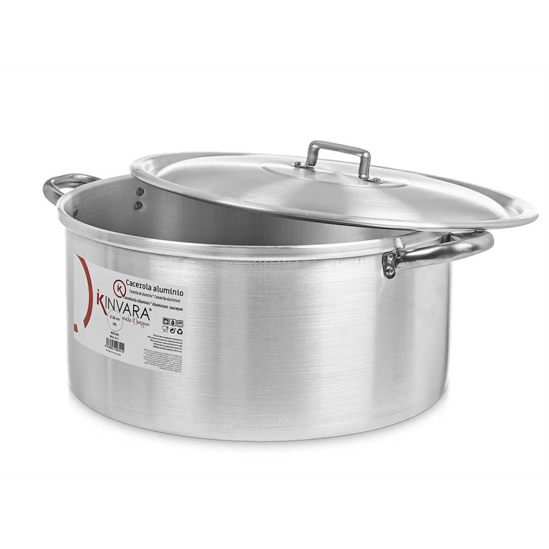 CASSERUOLA 36 CM 18L ALLUMINIO