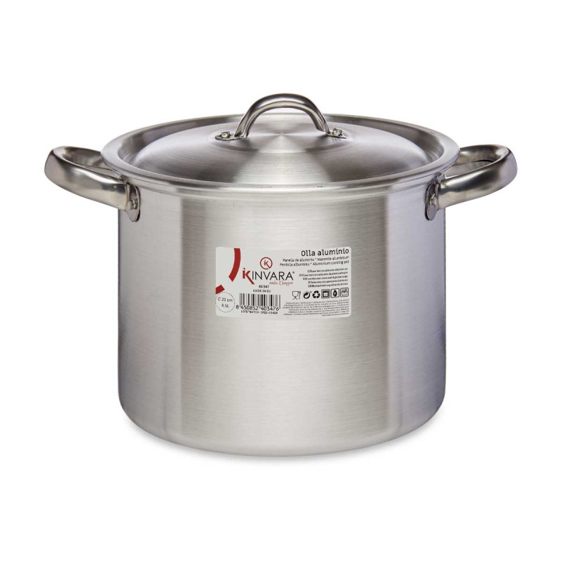 OLLA ALUMINIO 20 CM 4,5 L