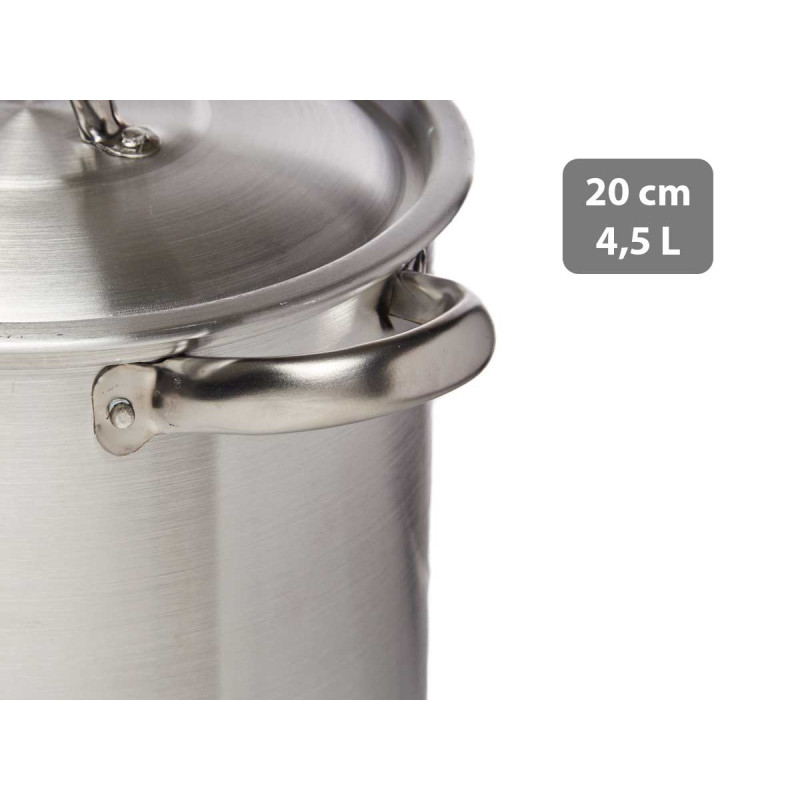 OLLA ALUMINIO 20 CM 4,5 L