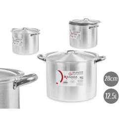 OLLA ALUMINIO 28 CM 12,5 L