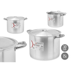 ALUMINIUM COOKING POT 30 CM 15 L