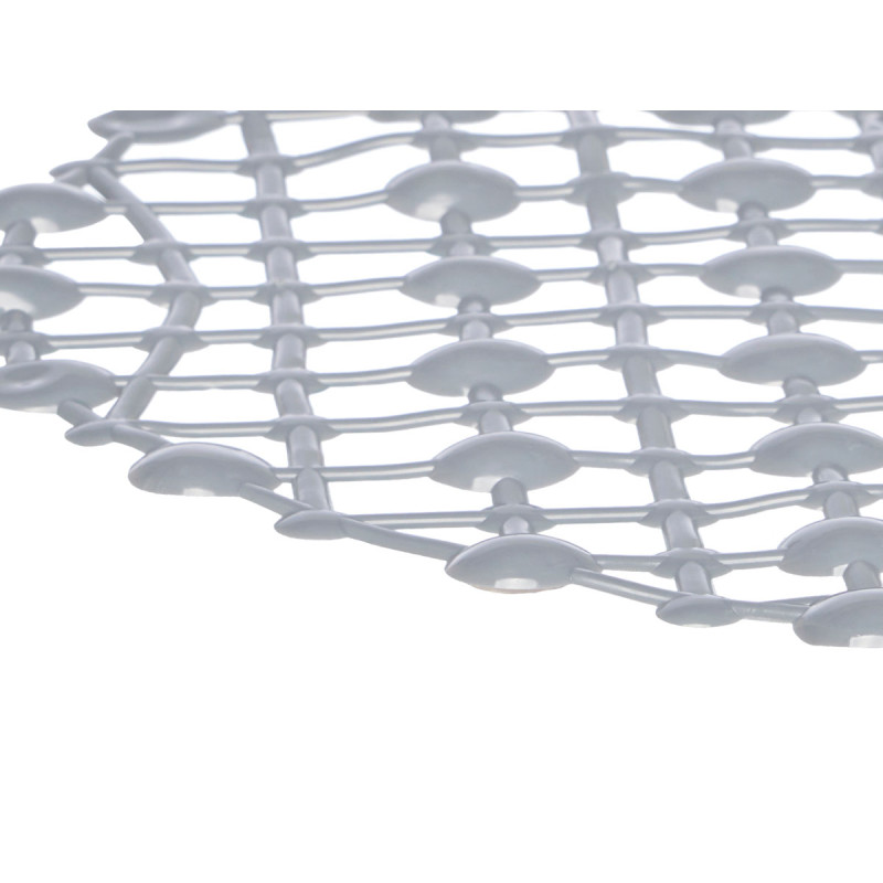 TAPIS DE DOUCHE ANTIDÉRAPANT GRIS 34X63 CM
