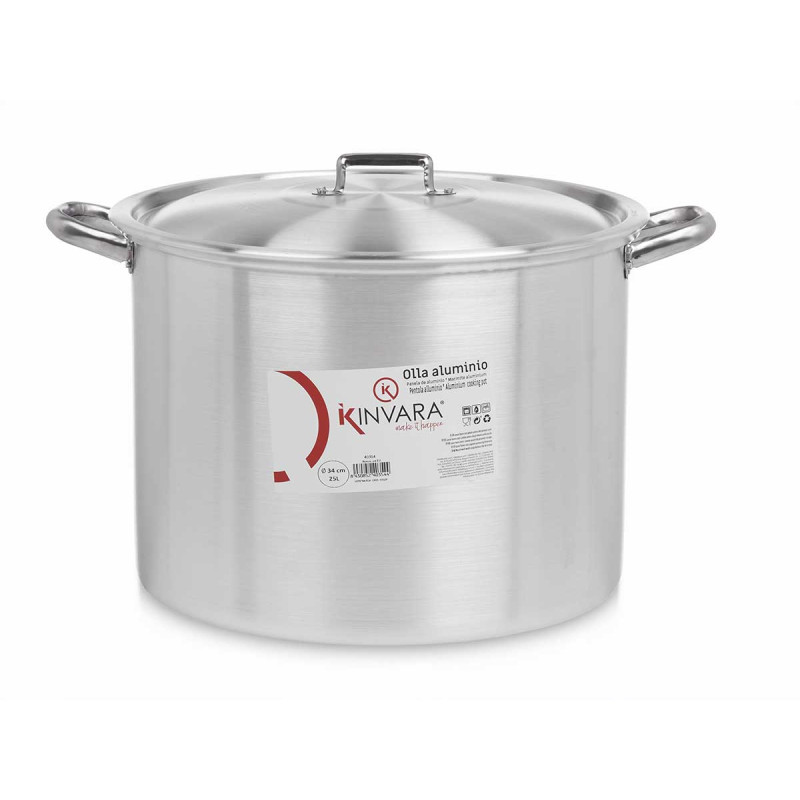 MARMITE 34 CM 25 L ALUMINIUM