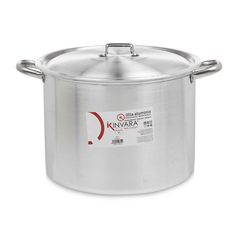 OLLA ALUMINIO 36 CM 30 L