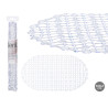 TAPIS DE DOUCHE ANTIDÉRAPANT TRANSPARENT 34X63 CM