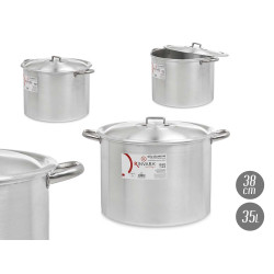 OLLA ALUMINIO 38 CM 35 L