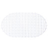 TAPIS DE DOUCHE ANTIDÉRAPANT TRANSPARENT 34X63 CM